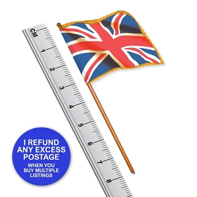 British Union Jack Flag +trim (Quality Vinyl) 1:32 Scale Britains Deetail Style - Image 1 of 3