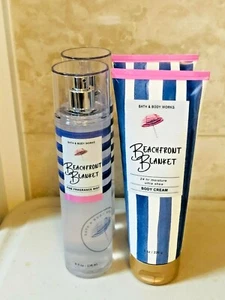 Bath & Body Works Beachfront Blanket Mist Fragrance Mist Body Cream Pick 1 NEW - Picture 1 of 11