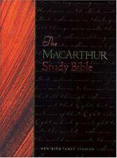 THE MACARTHUR STUDY BIBLE (BLACK BONDED LEATHER) By John Macarthur
