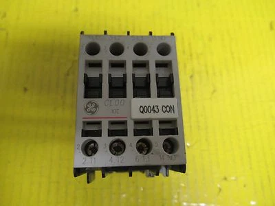 GE GENERAL ELECTRIC CONTACTOR CL00D310T 24V COIL 25A A AMP 600Vac  - Image 1 of 4