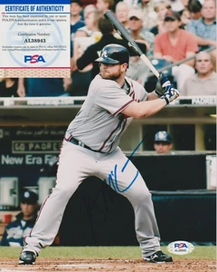 BRIAN MCCANN Atlanta Braves Picture 8x10 Photo COA AUTOGRAPH PSA/DNA - Picture 1 of 1