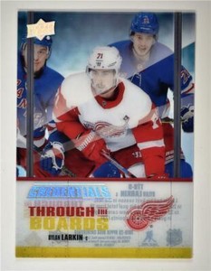 2019-20 Credentials Through the Boards #TTB-9 Dylan Larkin - Detroit Red Wings