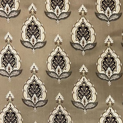 Vintage Motif Jacquard Fabric, 54" Wide, for Upholstery Window, Sold by the Yard - Image 1 of 4