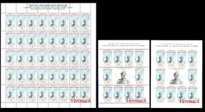 BULGARIA 2025 ROMAN EMPERORS CONNECTED WITH THE BULGARIAN LANDS 3 SHEETS MNH - Picture 1 of 4