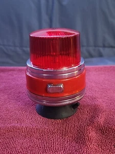 Vintage Blinking Suction Cup Warning Light, Hong Kong. Very Nice - Picture 1 of 11