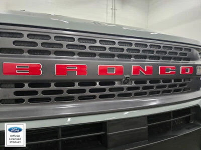 2021-2025 Ford Bronco Sport Grille Letters - vinyl decals graphics stickers - Image 1 of 4