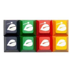 Novelty Wooden Fish cherry profile dip dye sculpture pbt keycap Novelty - Picture 1 of 13