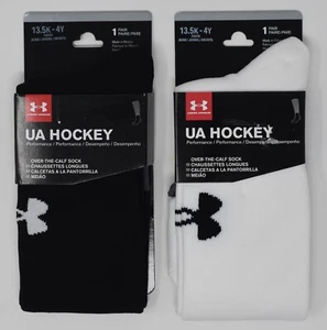 Under Armour Youth Hockey Over the Calf Socks Size 13.5K-4Y 1 Pair - Picture 1 of 5