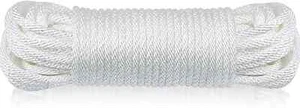 1/4 Flagpole Rope - Solid Braid Polyester Flag Halyard Line Designed for Fla... - Picture 1 of 3