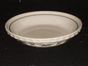 PLATO VINTAGE LONGABERGER 31381 TEJIDO TRADICIONES ACEBO PASTEL Verde Verge NUEVO EN CAJA - Imagen 1 de 8