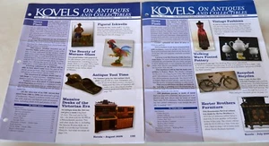 2  KOVELS ON ANTIQUES & COLLECTIBLES Newsletters July & August 2009 Vol 35 11 12 - Picture 1 of 4