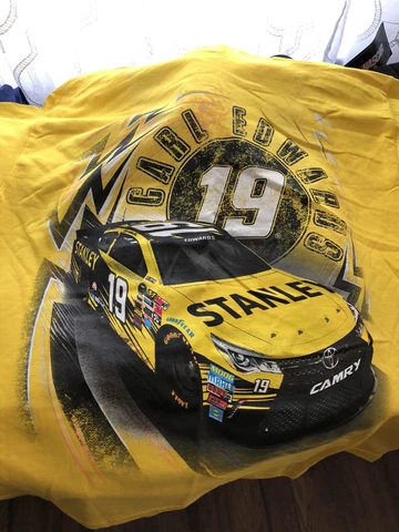 NASCAR Carl Edwards Stanley Racing T Shirt Adult Extra Large Cover
