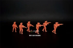 1/72 Modern NATO "Chemical defense force" 6 man group model (3D printed) - Picture 1 of 3