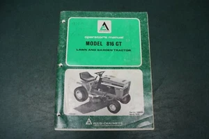 Manuale Operatori Allis Chalmers 816 GT 816GT - Foto 1 di 3
