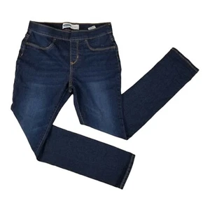 Old Navy Blue Jean Jeggings Girl's XL 14 Skinny Dark Wash Pull On W28-31 / L26.5 - Picture 1 of 12