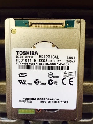 *New* Toshiba  (MK1231GAL) 120GB, 4200RPM, 1.8" Internal Hard Drive - Image 1 of 4
