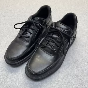 Rockport Shoes Mens Sz 11 World Tour Classic Black Leather Walking Shoes A1088 - Picture 1 of 8