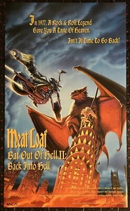 MEATLOAF Bat Out of Hell II 18x30 original record store promo poster MCA 1993 - Picture 1 of 6