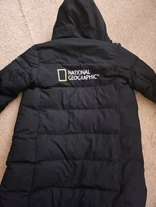National Geographic Caiman Pro Long Goose Down Jacket - Large Black - Picture 1 of 4