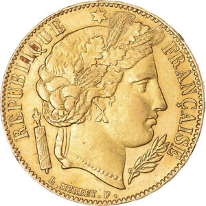 [#849224] Coin, France, Cérès, 20 Francs, 1851, Paris, AU, Gold, KM:762