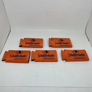 Lot Of 5 Schofferhofer Grapefruit Beer Koozie Brand New Orange - Picture 1 of 6