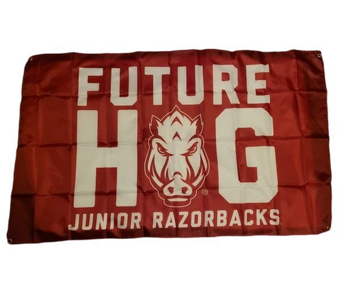 Arkansas Razorbacks Banner Future Hog Junior Razorbacks 59" x 35" Flag Cover
