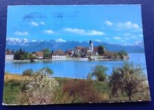 POSTCARD: HALBINSEL WASSERBURG: BODENSEE: USED: POSTED: POST DATE ON CARD 1972