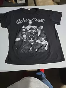 West Cost Rappers T-Shirt Medium schwarz Hip Hop Rap 2 Pac Neu mit Etikett Snoop Dogg - Bild 1 von 6