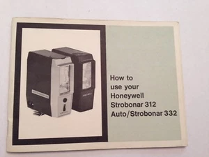 Guía de libro de instrucciones manual flash Honeywell Strobonar 312 - Imagen 1 de 3