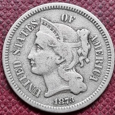 1873 Three Cent Piece 3c Nickel Better Grade #96673 - Image 1 of 2