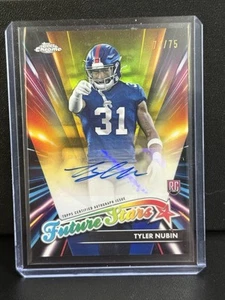 Tyler Nubin Topps Chrome Auto 74/75 - Picture 1 of 2