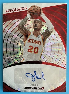 2022-23 Panini Revolution Asia #A-JCL John Collins Auto Hawks Foto 1 de 2