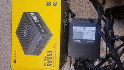 Corsair RM850, 850 W 80 PLUS Gold Certified Fully Modular PSU - Image 1 of 2