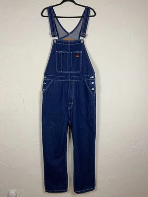 Levi's Red Tab Overalls Mens Large Relaxed Denim Jean Work Wear Classic Bib Blue - Image 1 of 4