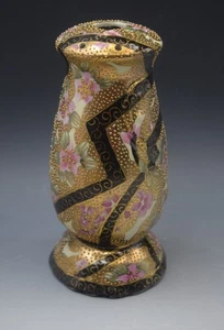 NIPPON MORIMURA BROS MORIAGE HEAVY GOLD ANTIQUE HATPIN HOLDER MARKED - Picture 1 of 9