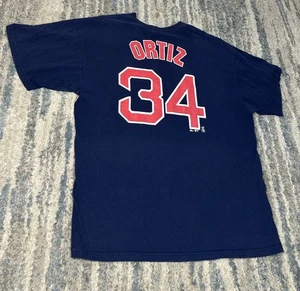 David Ortiz #34 2006 Majestic MLB Boston Redsox Men’s Jersey T-Shirt - XXL - Picture 1 of 5