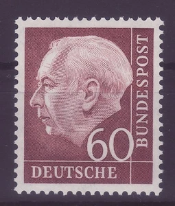 Bund Heuss 60 Pfg. MiNr. 190 ** postfrisch !  e829 - Picture 1 of 1