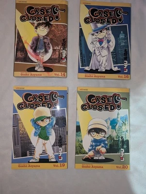 Case Closed Manga Volumes 14, 16, 19-21, 23-25 English - Image 1 of 4