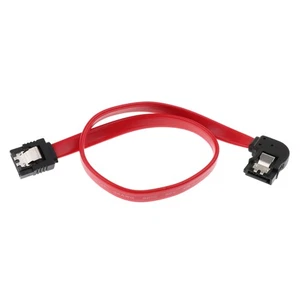 12 pouces câble sata iii 90 degrés 6gbps câble de données avec verrou de - Photo 1/4
