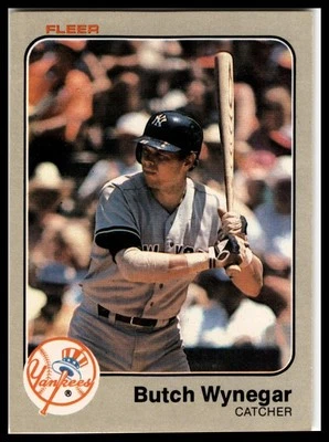 1983 Fleer #399 Butch Wynegar - Image 1 of 2