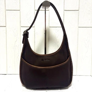 Borsa a tracolla Coach 6203 Ergo marrone nylon bordo pelle vintage venditore Giappone - Foto 1 di 13