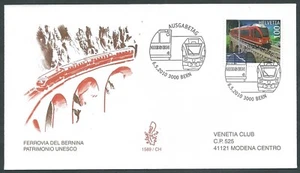 2010 ITALIEN FDC VENETIA 1589 SCHWEIZ EISENBAHN BERNINA KEIN STEMPEL ANKUNFT - CG - Bild 1 von 1