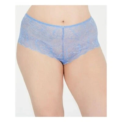 Ropa interior corta INC International Concepts para mujer azul de encaje talla grande 2X Foto 1 de 2