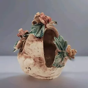 Capodimonte Handmade Mini Flower Basket - Picture 1 of 11