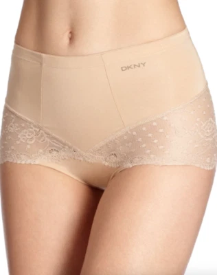 DKNY Beige Underslimmers Lace Curves Shaper Panty Women's Size S L70847 - Image 1 of 2