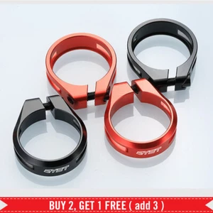 Rennrad Sattelstützenschelle 31,8/34,9mm CNC Sattelrohrschelle MTB Sattelstützenschellen - Bild 1 von 11