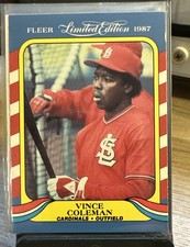 Vince Coleman Lot Of 5 Cards Plus Bonus Cards