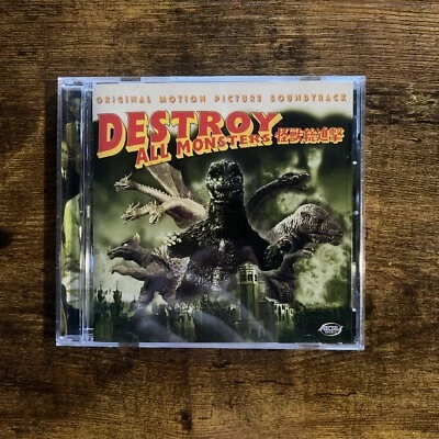 Akita Ifukube- Destroy All Monsters (Original Motion Picture Soundtrack) CD RARE Foto 1 de 3