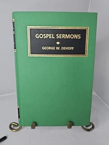 Gospel Sermons George W. Dehoff HB 1953 Church of Christ Hardcover Religion Book - Imagen 1 de 13