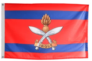 Britische Armee The Queens Gurkha Ingenieure Flagge mit Ösen - MOD LIZENZIERT - Bild 1 von 8